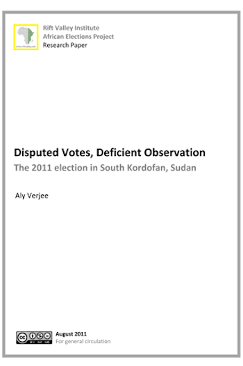 Disputed Votes, Deficient Observation