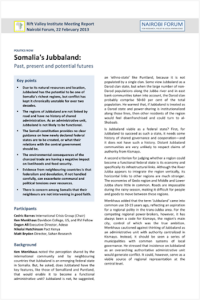 Somalia's Jubbaland