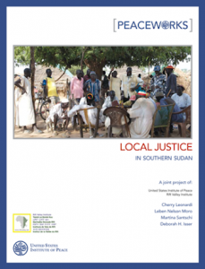 Local Justice in Southern Sudan
