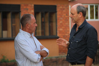 Philip Winter (right) with RVI Fellow Hamish Tristram (left)