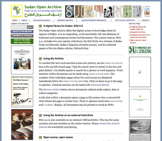 The Sudan Open Archive (www.sudanarchive.net)