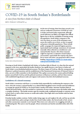 COVID-19 in South Sudan’s Borderlands: A view from Northern Bahr el-Ghazal