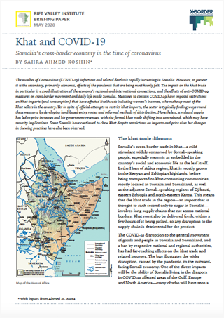 Khat and COVID-19: Somalia's cross-border economy in the time of coronavirus