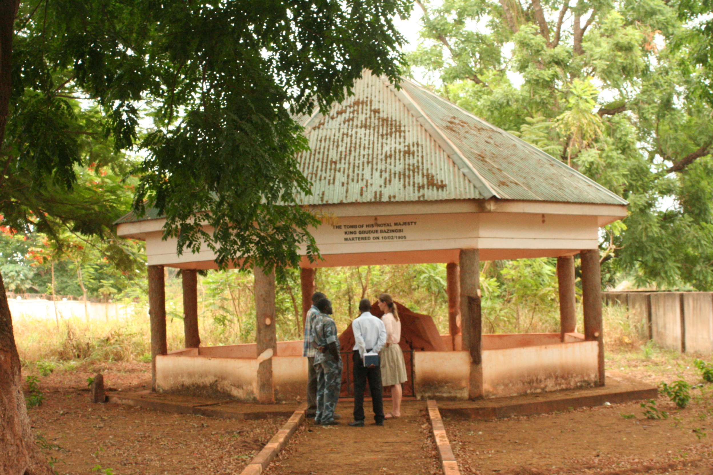 Gbudwe’s grave in 2013. Image courtesy of Atem el-Fatih