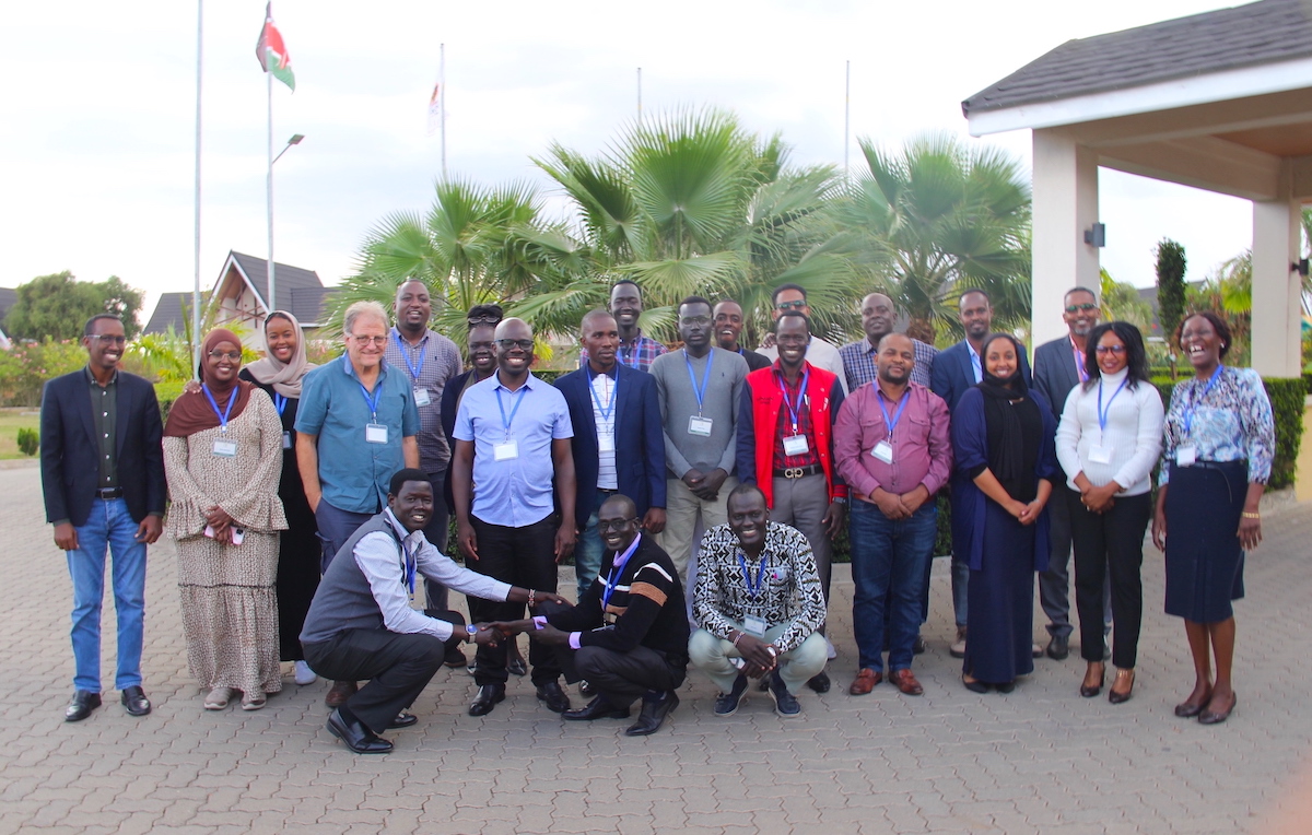 The RCOP students, mentors and staff pose for a group photo 