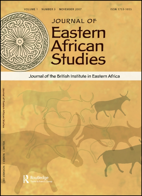 Cover of the Journal of Eastern African Studies.
